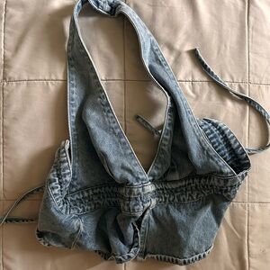 Princess Polly Sequoia Denim Top